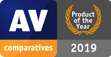 nagroda AVComparatives - Product of the year 2019