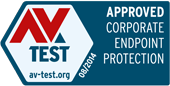Certyfikat AV-TEST Lipiec - sierpień 2014