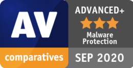 AV-Comparatives Malware Protection Wrzesień 2020